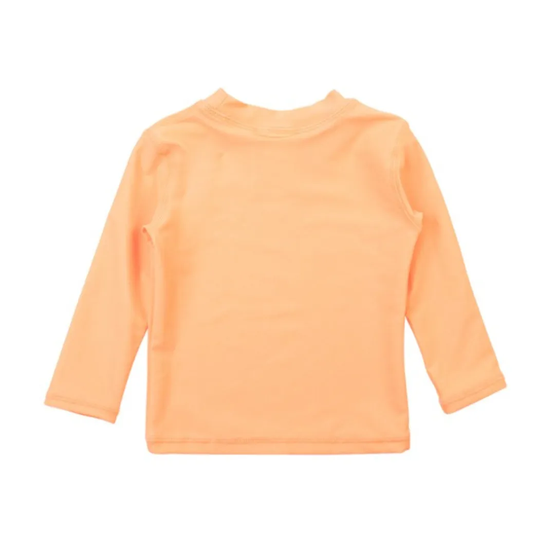 Neon Orange Long Sleeve Rash Guard