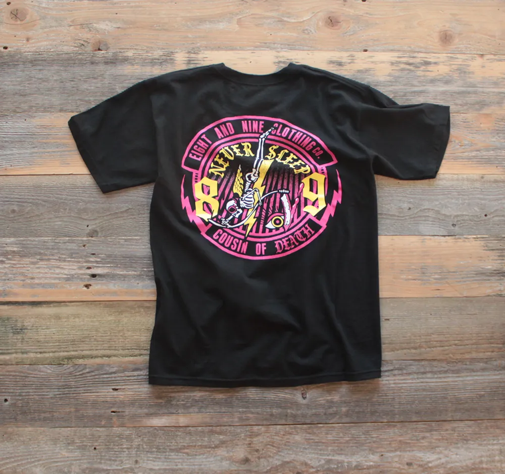 Never Sleep Remixed T Shirt