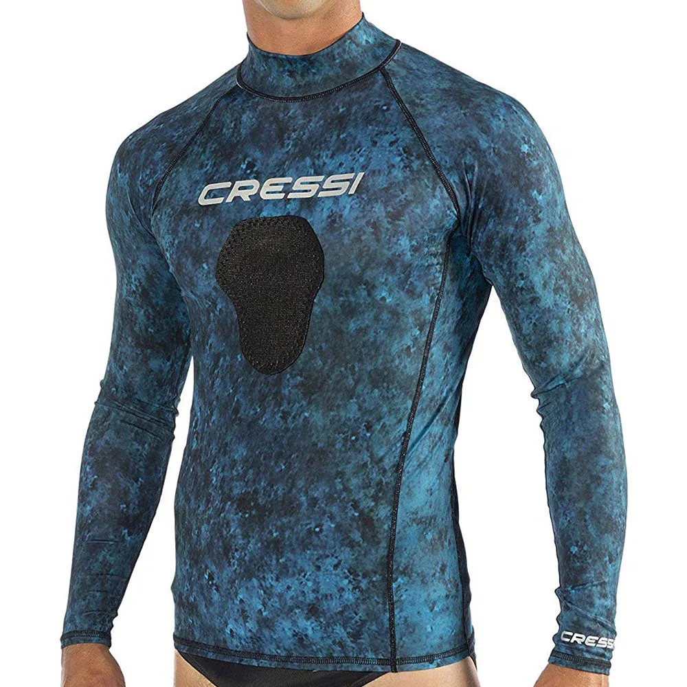 Open Box Cressi Hunter Rash Guard-Blue-SM