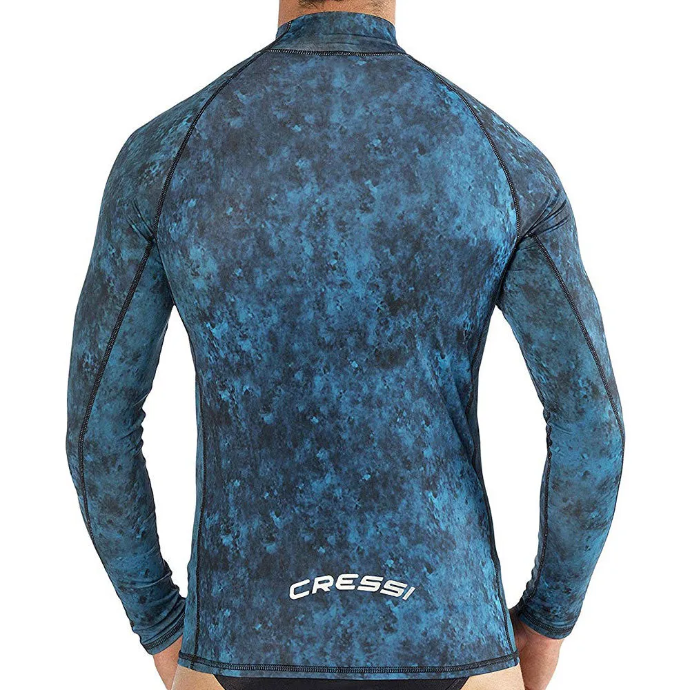 Open Box Cressi Hunter Rash Guard-Blue-SM