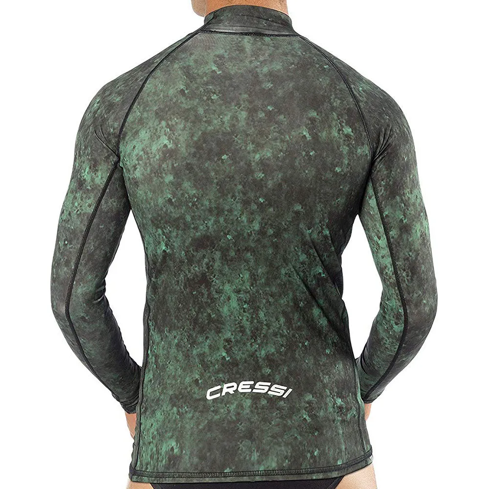Open Box Cressi Hunter Rash Guard-Green-XLG