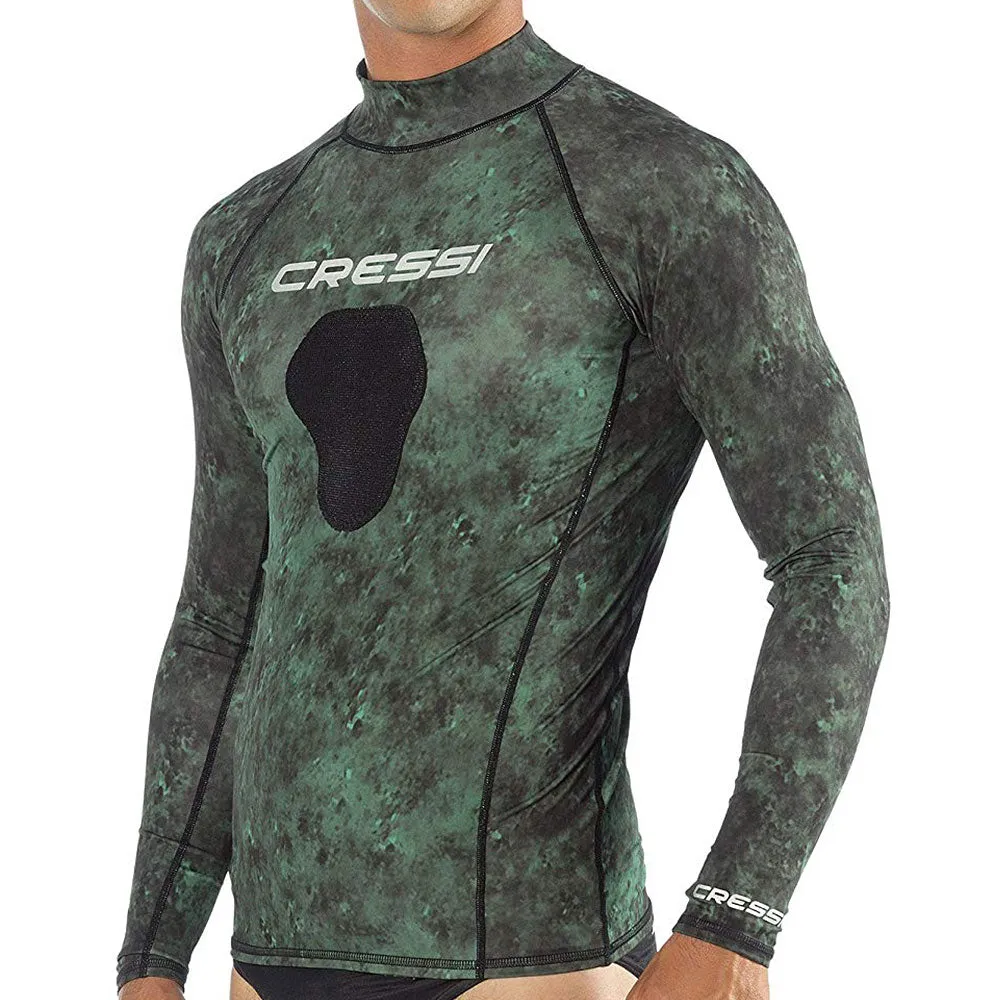 Open Box Cressi Hunter Rash Guard-Green-XLG