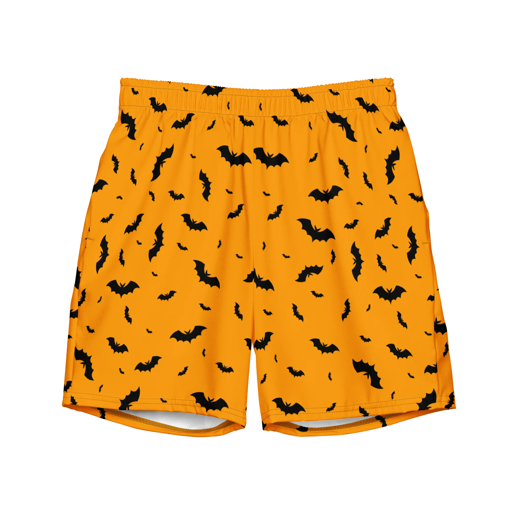 Orange Eclipse Men's Swim Trunks