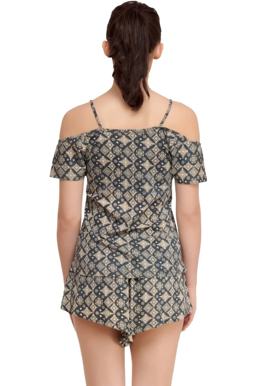 Organic Cotton Antimicrobial  Women's Sleep  PJ Top-ISL003-