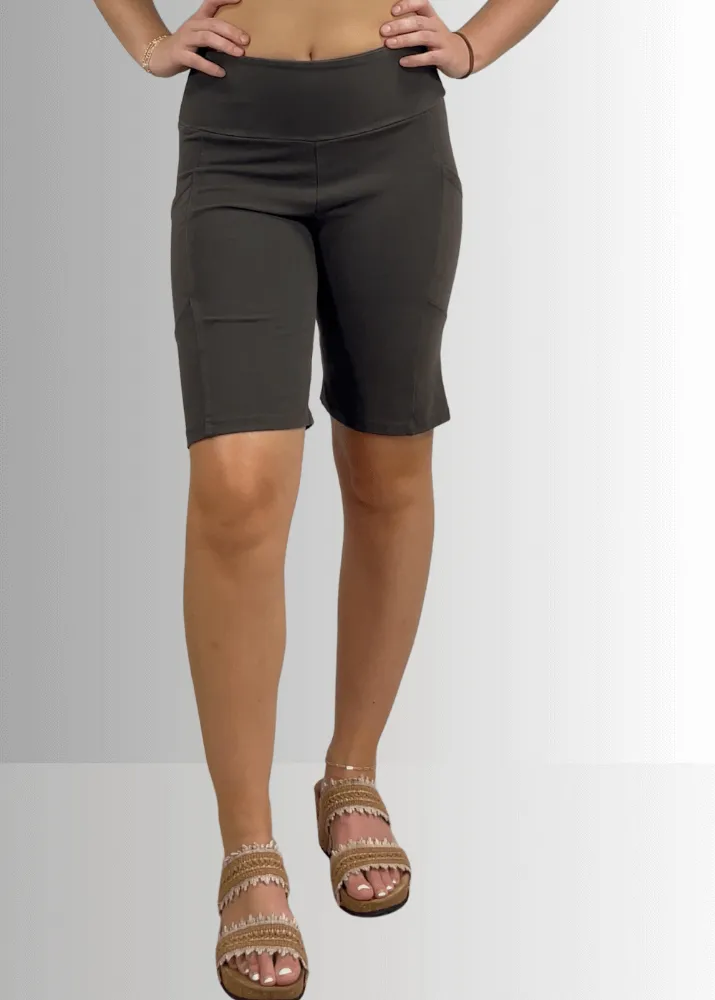 Perfect Fit Hybrid Cotton Shorts Dark Denim