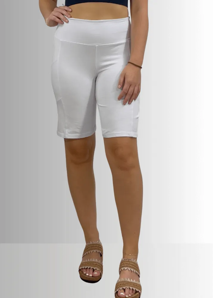 Perfect Fit Hybrid Cotton Shorts in Taupe