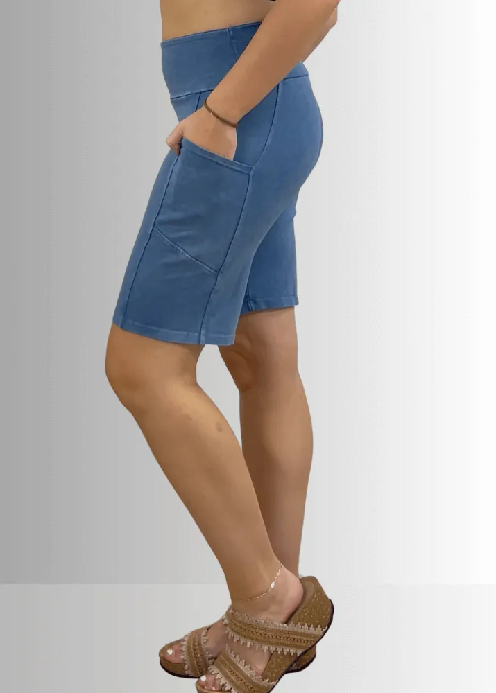 Perfect Fit Hybrid Cotton Shorts in Taupe