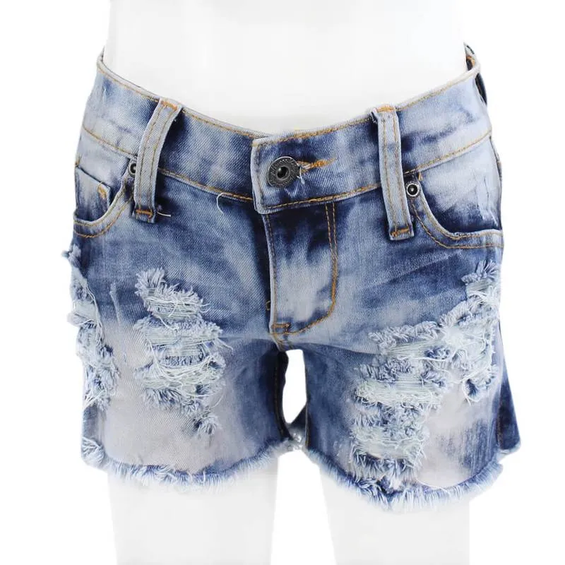 Play Six Bleach Dyed Denim Shorts