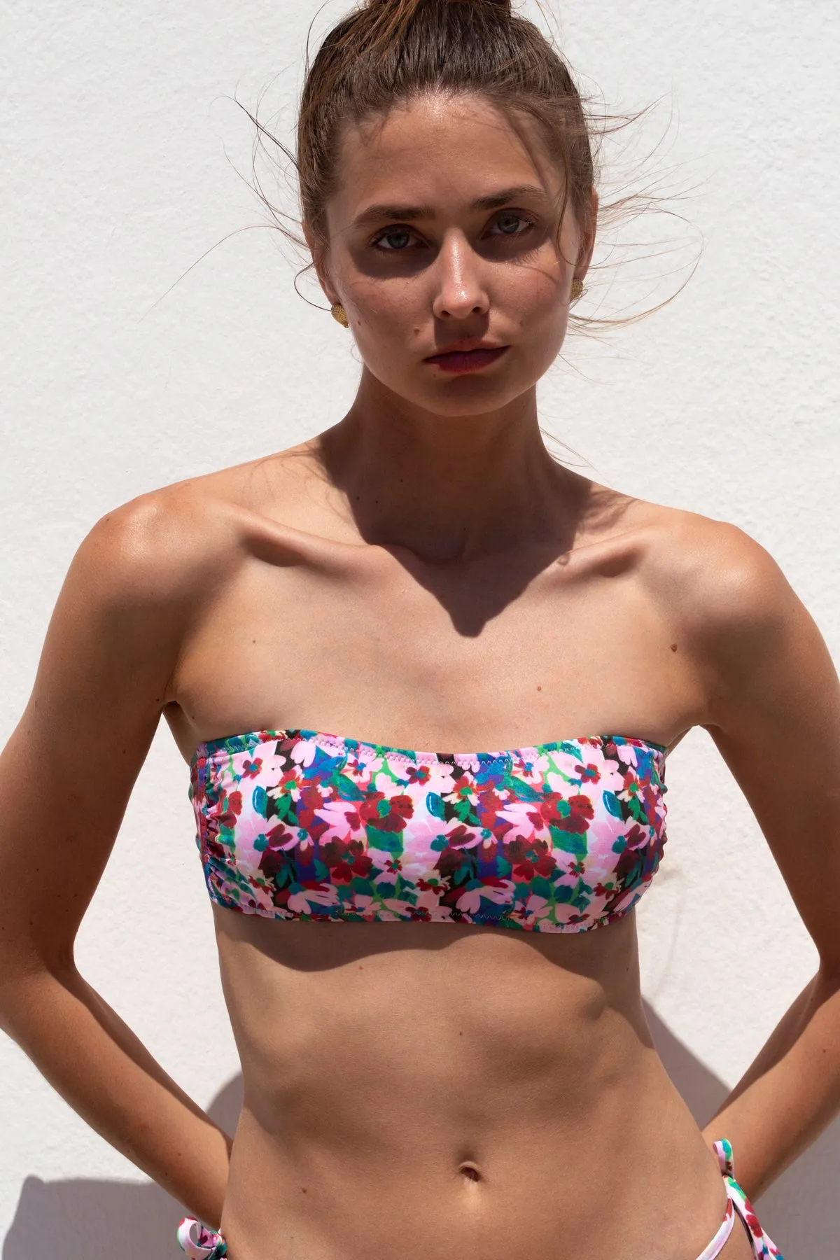 "Rose" Strapless Bikini