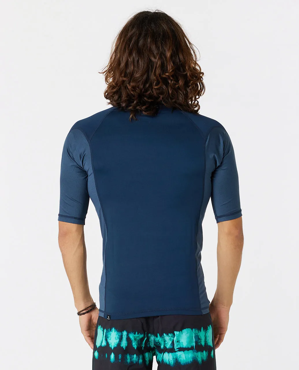 Rip Curl Mens Waves UPF 50 Perf Short Sleeve Rash Vest
