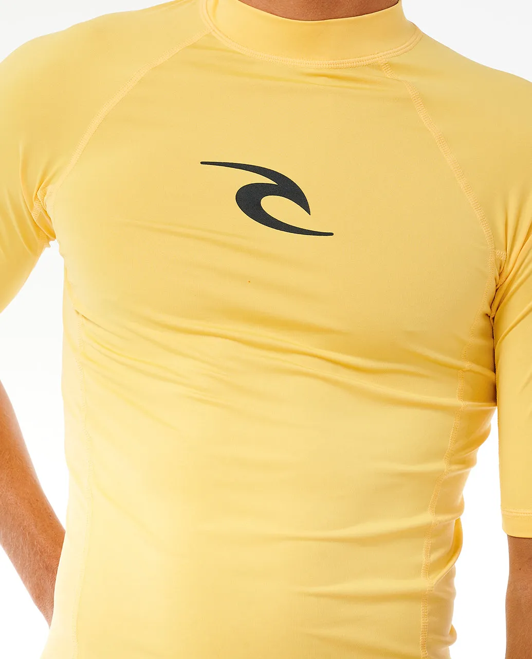 Rip Curl Mens Waves UPF 50 Perf Short Sleeve Rash Vest