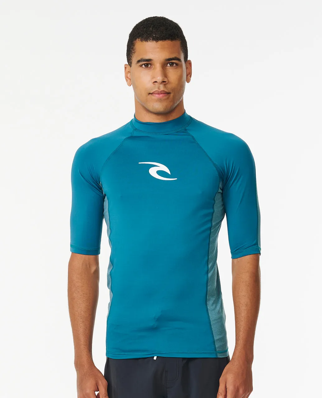 Rip Curl Mens Waves UPF 50 Perf Short Sleeve Rash Vest