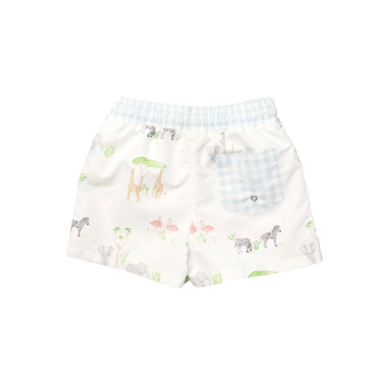 Safari Gingham Trunks