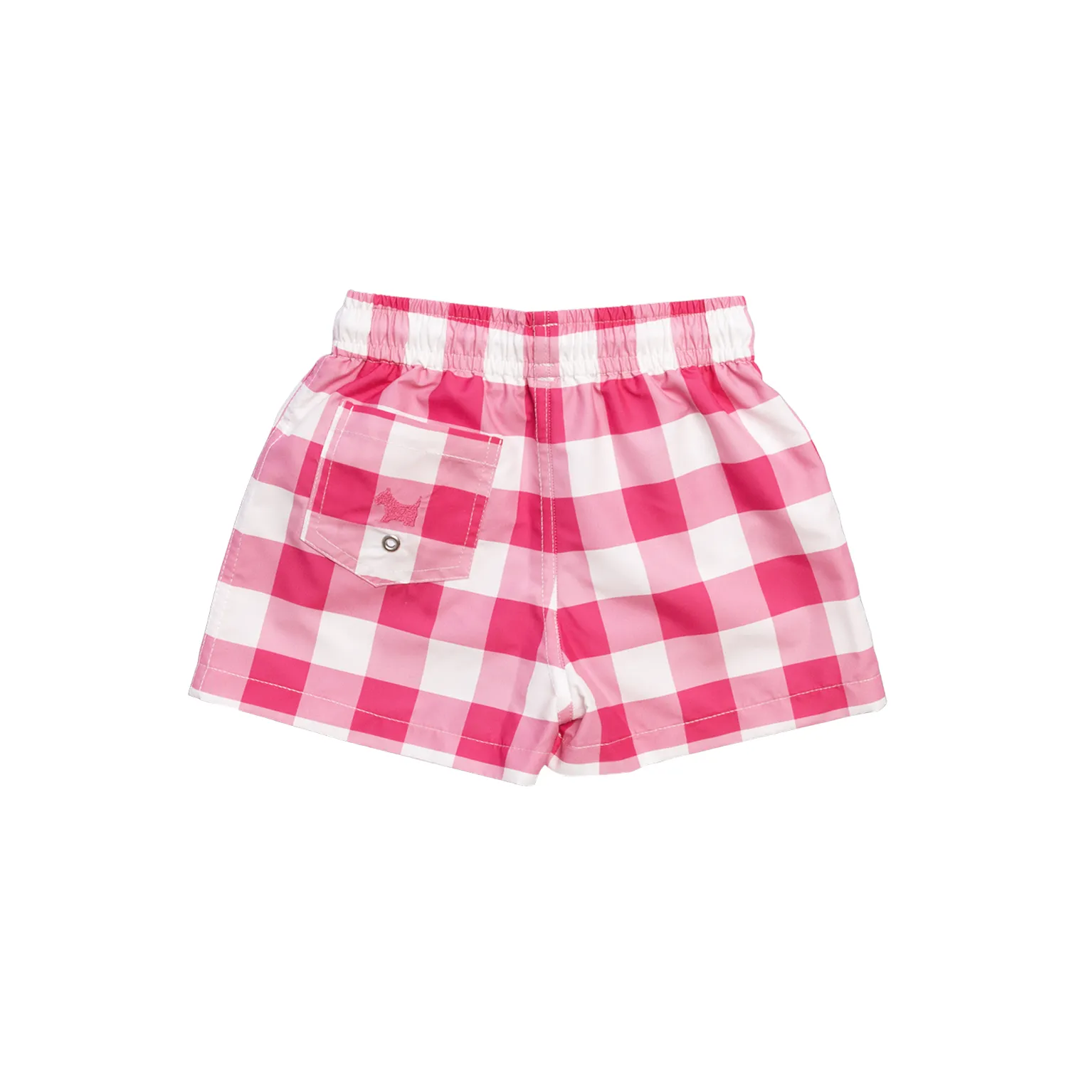 Sebastian Pink Jam Gingham Trunks