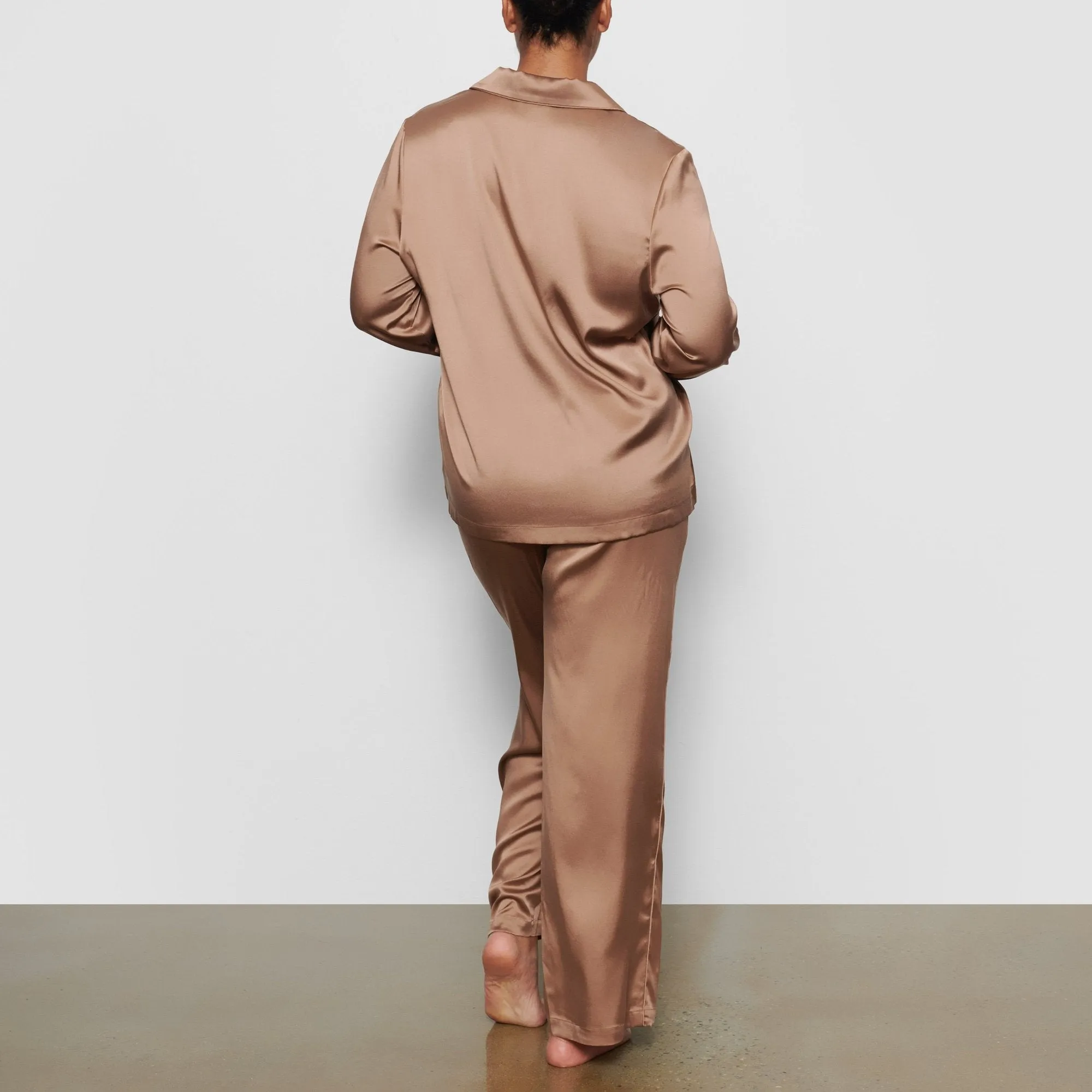 SILK BUTTON UP SHIRT | SIENNA