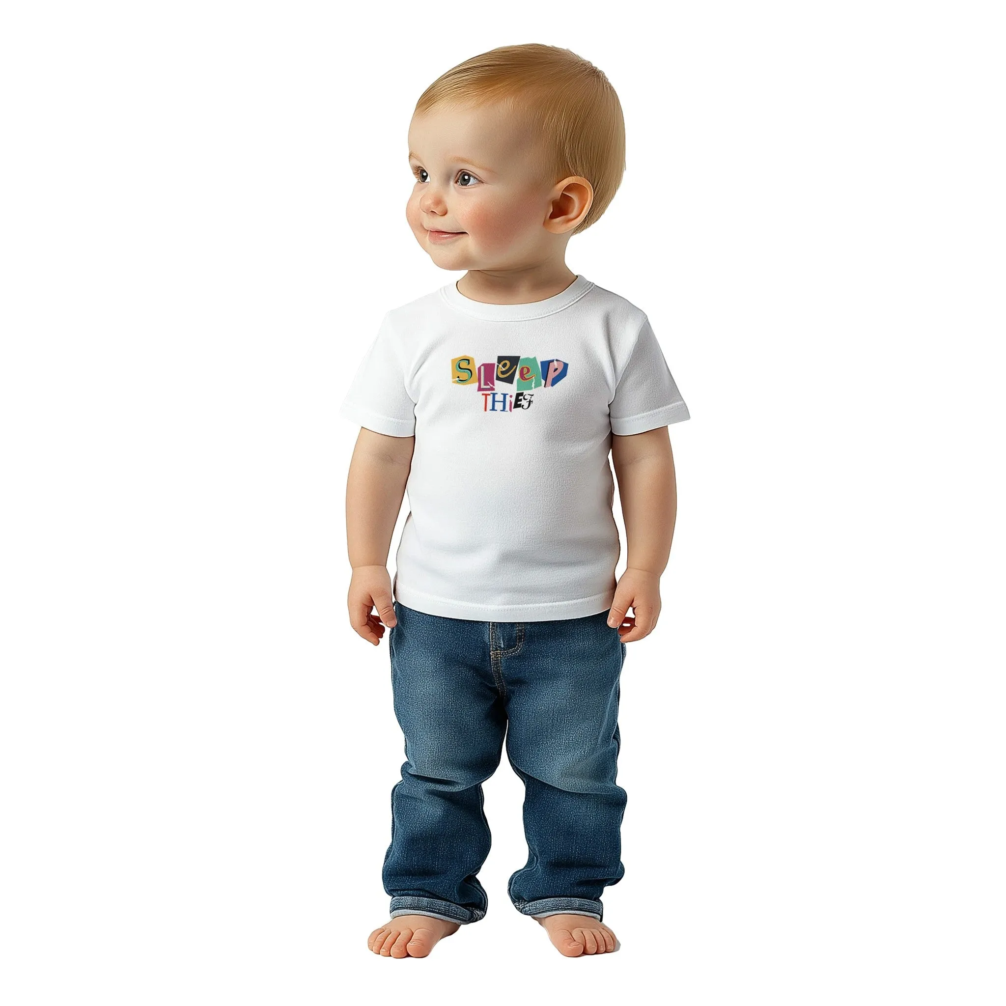 SLEEP THIEF - Klassisches Baby-T-Shirt mit Rundhalsausschnitt