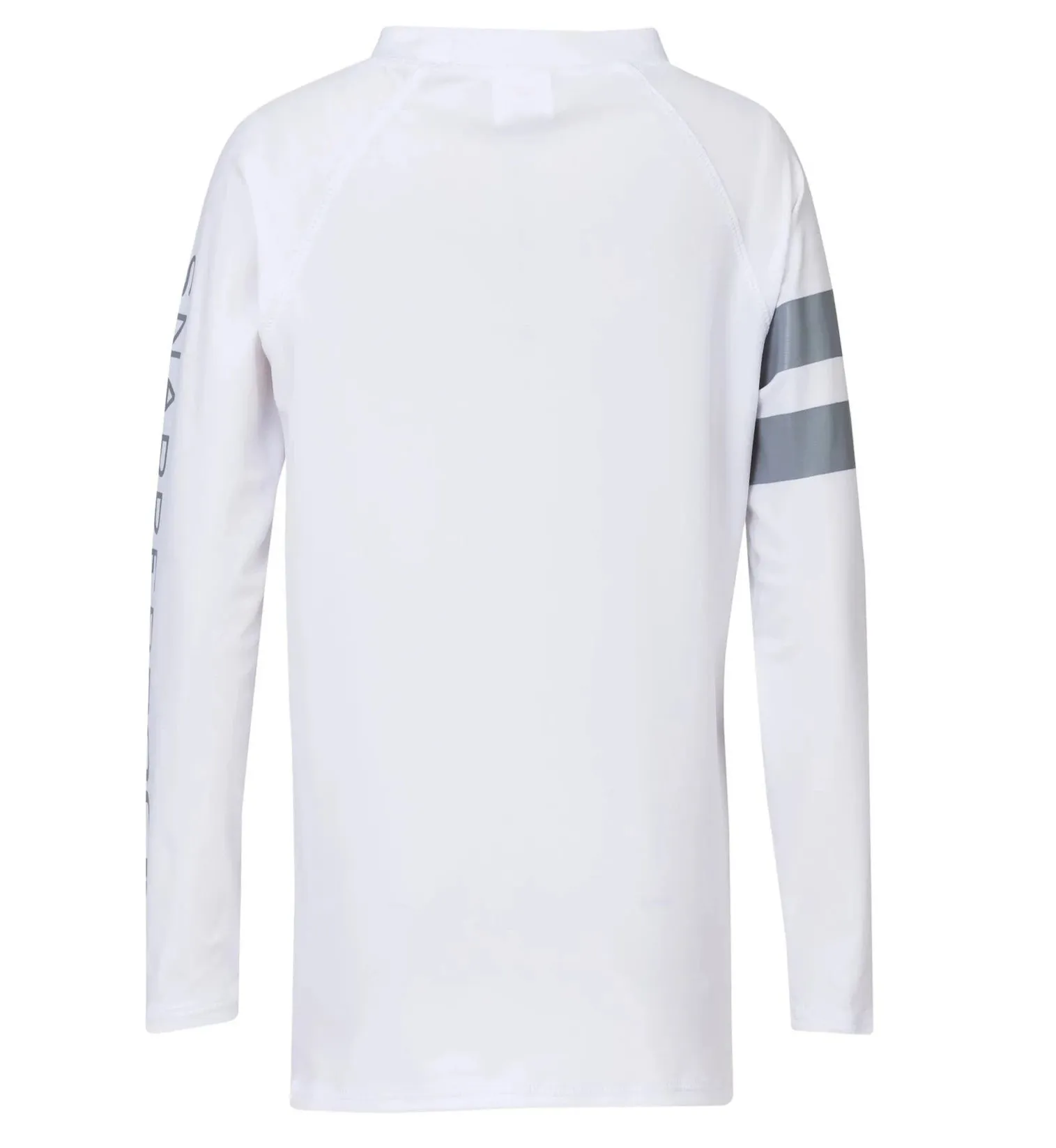 Snapper Rock White Arm Band Long Sleeve Rash Top