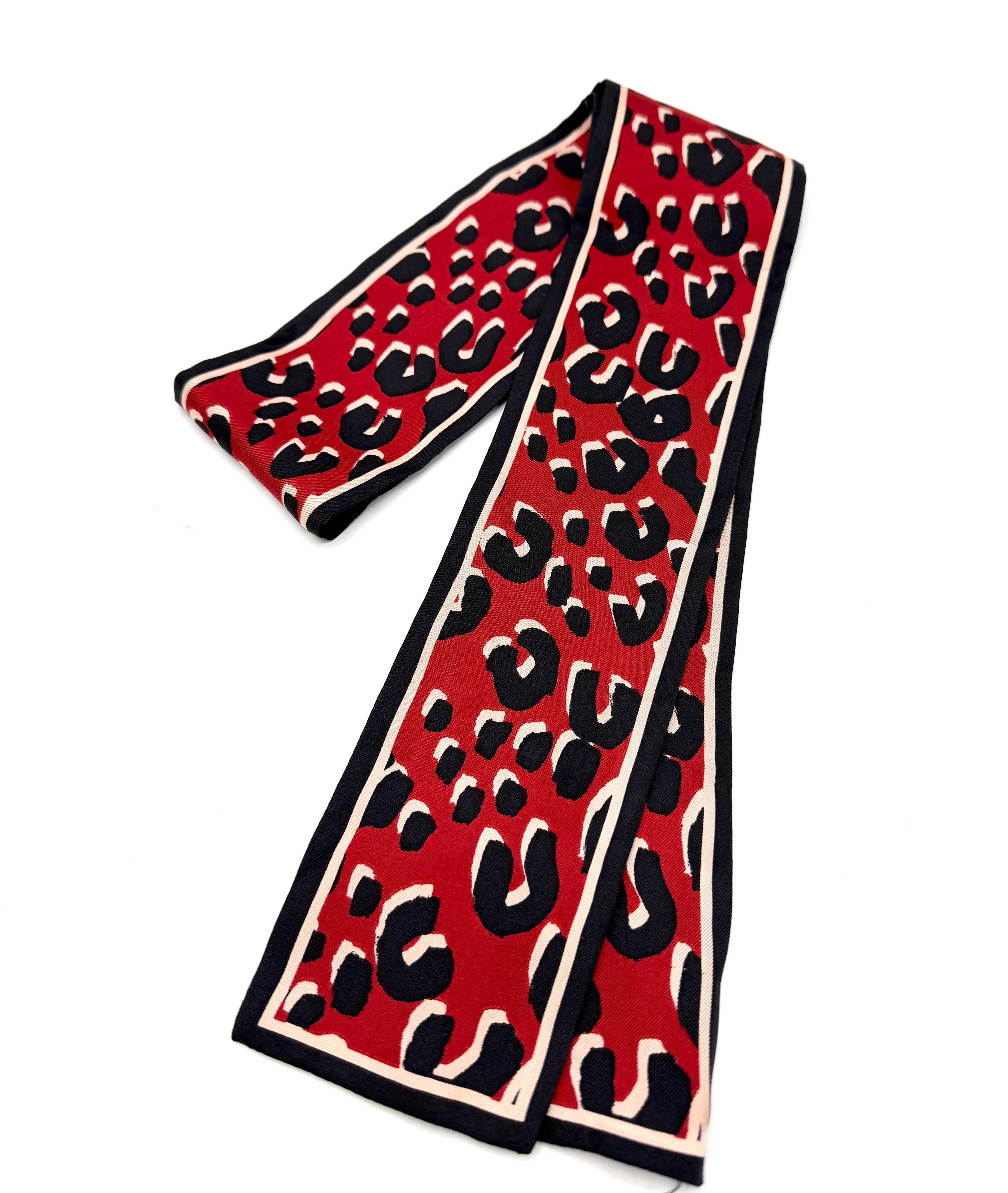 Stephen Sprouse Red Cheetah Bandeau