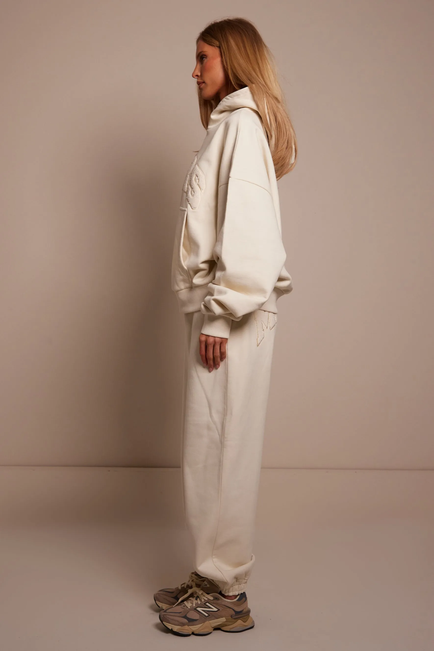 The Mars Varsity Hoodie - Cream