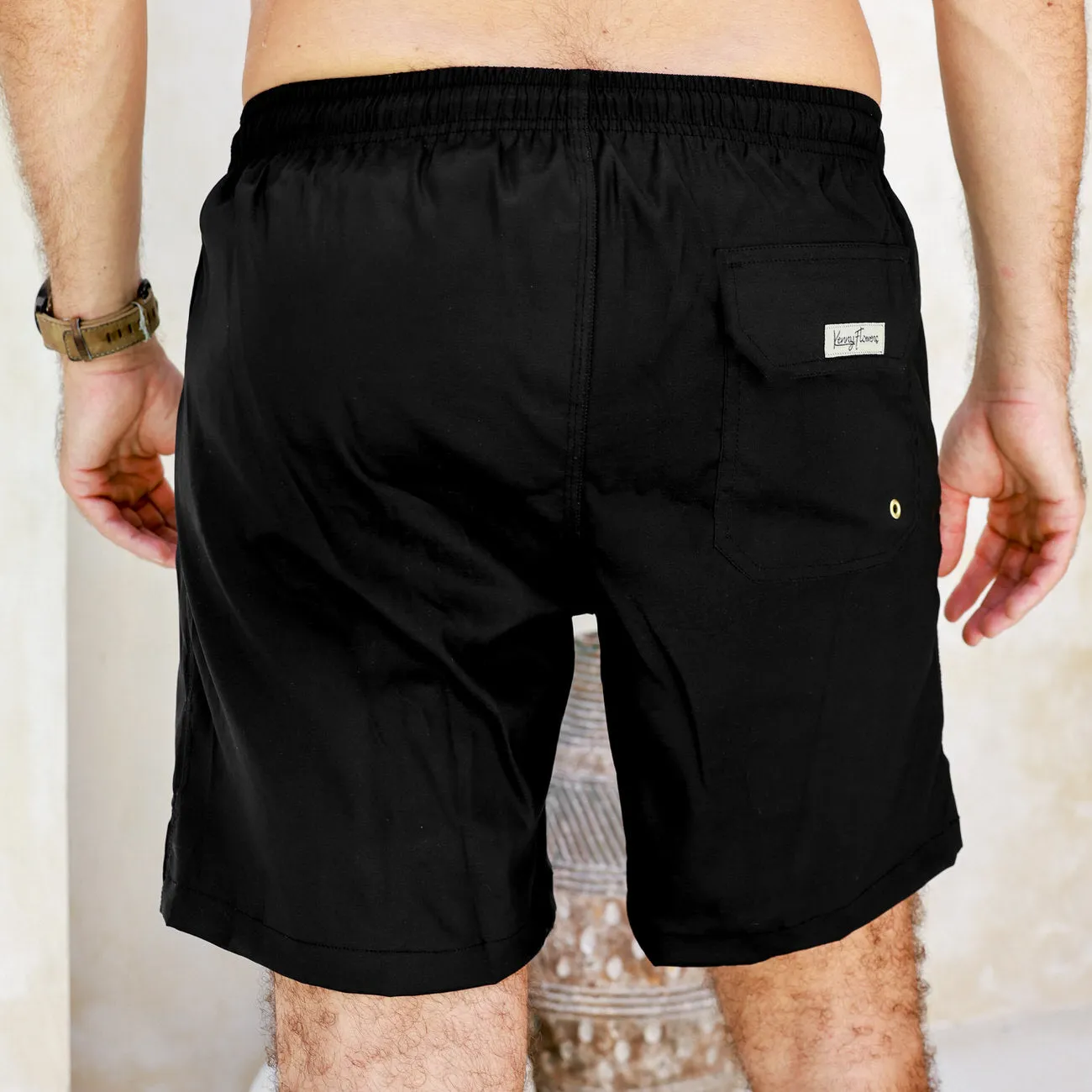 The Midnight Dips - Black Swim Trunks