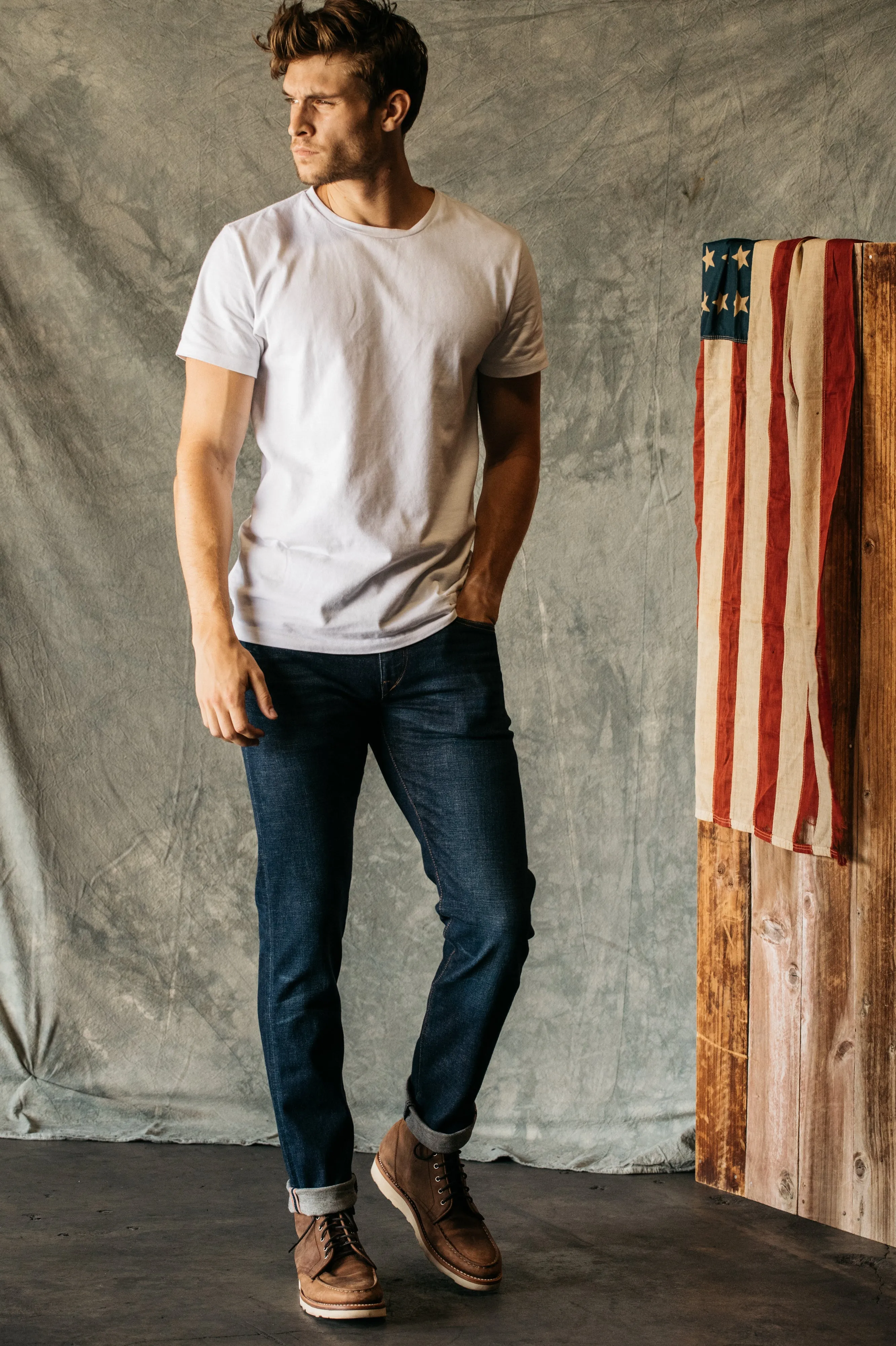 The Pen Slim "Tyler" -14 oz Selvedge Denim by Hiroshi Kato