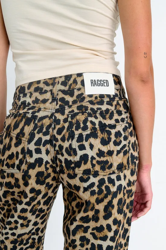 THE RELEASE JEANS - LEOPARD WASH