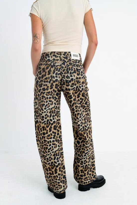 THE RELEASE JEANS - LEOPARD WASH