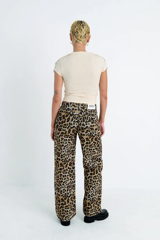 THE RELEASE JEANS - LEOPARD WASH