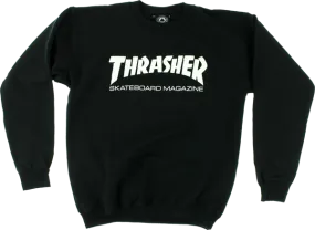 Thrasher Sk8 Mag Logo CrewNeck BLK