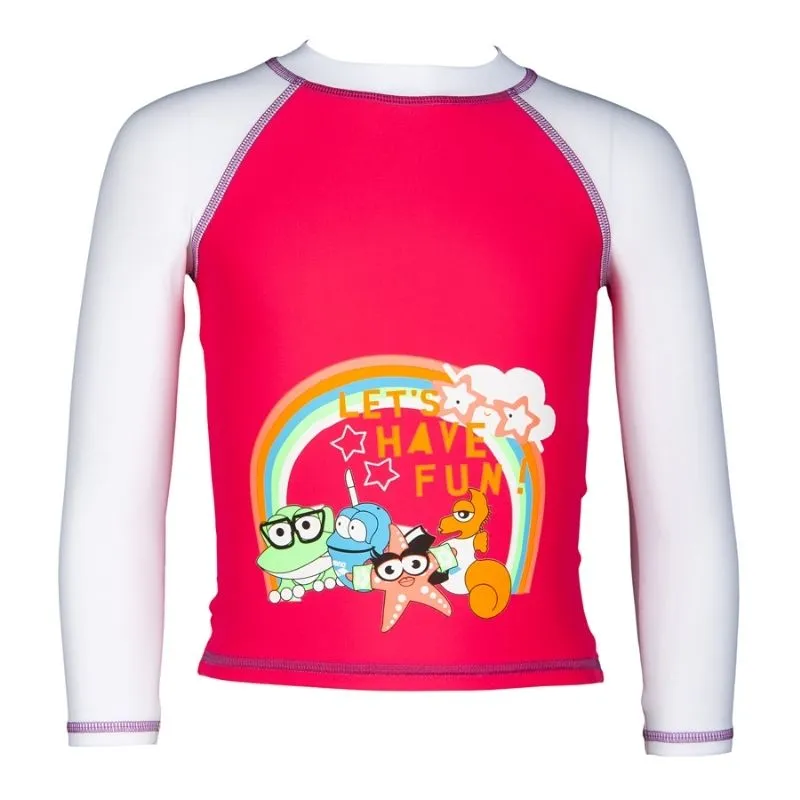 TODDLER GIRLS' UV LONG SLEEVE WATER SHIRT