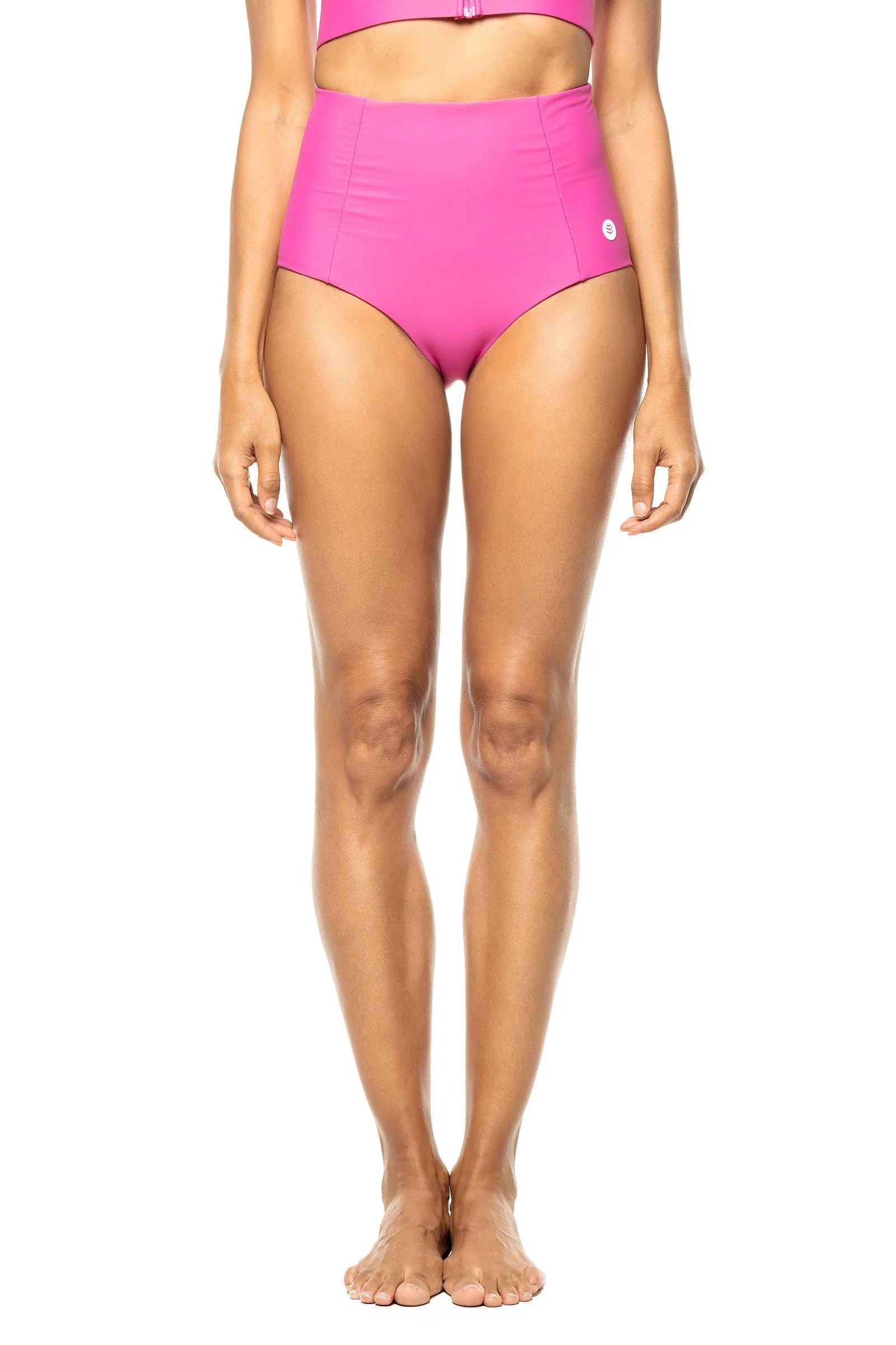 Women's Ocean Sculpt High Rise Bottoms  |  Magnolia Pink